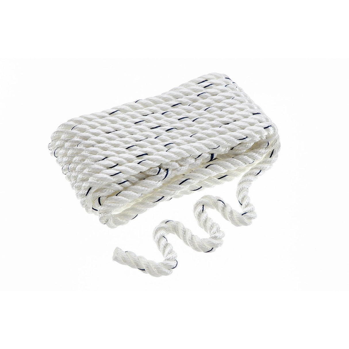 Seachoice - Three Strand Twisted Nylon Dock Line with Tracer