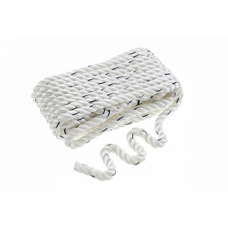 Seachoice - Three Strand Twisted Nylon Dock Line with Tracer