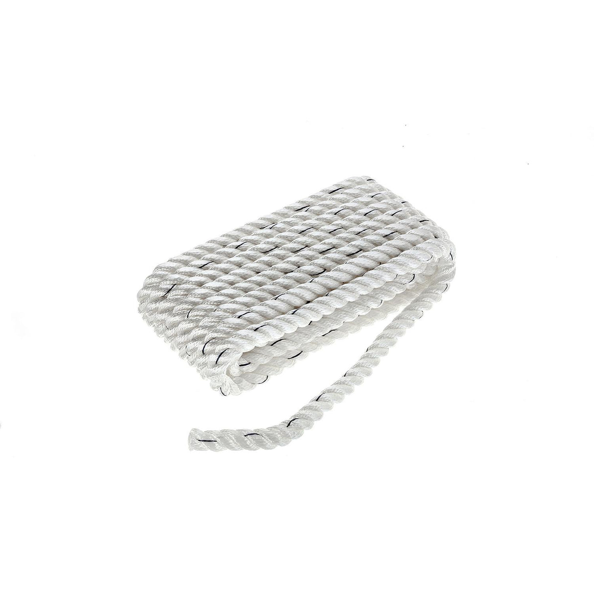 Seachoice - Three Strand Twisted Nylon Dock Line with Tracer
