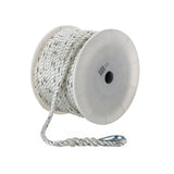 Seachoice - Premium 3-Strand Twisted Nylon Anchor Line with Tracer | White / Blue | 1/2" x 150' | 47741