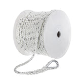 Seachoice - Premium 3-Strand Twisted Nylon Anchor Line with Tracer| White / Blue | 1/2" x 200' | 47751