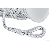 Seachoice - Premium 3-Strand Twisted Nylon Anchor Line with Tracer| White / Blue | 1/2" x 250' | 47781