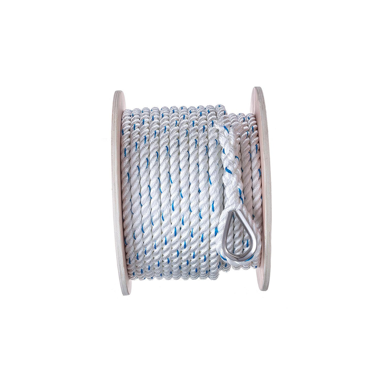 Seachoice - Premium 3-Strand Twisted Nylon Anchor Line with Tracer