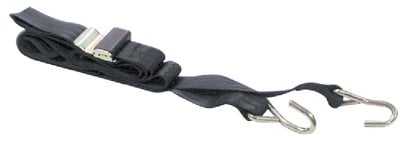 Seachoice - Premium Gunwale Trailer Tie Down Strap 2" Wide - Black - 51051