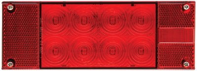 Sea Choice - 52801 LED Fleet Count Sealed Tail Light, 8 Function Driver Side - 52801