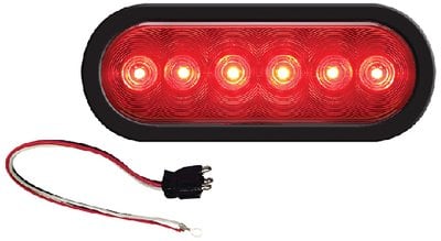 Sea Choice - 52831 LED 6" Oval Sealed Tail Light Kit For Flush Mount - 52831