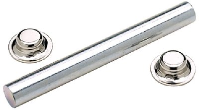 Sea Choice - Zinc Plated Steel Roller Shaft Includes 2 Pal Nuts - 55721