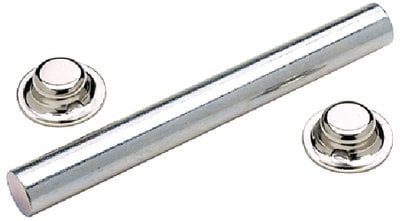 Sea Choice - Zinc Plated Steel Roller Shaft Includes 2 Pal Nuts - 55751