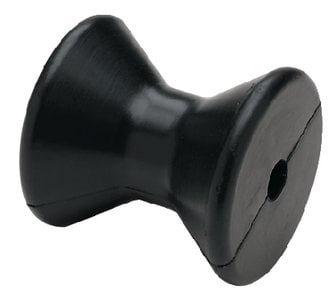 Sea Choice - Black Rubber Bow Roller 3" - 56301