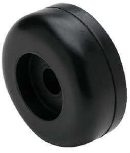 Sea Choice - Black Rubber Roller End Cap 3 1/2" x 1 1/4" - 56400