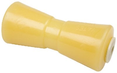 Sea Choice - NonMarking 8" Yellow Rubber Keel Roller With 5/8" ID Hole - 56420