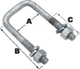 Sea Choice - Sq UBolt1 9/16X3 9/16(Bulk) - 57200