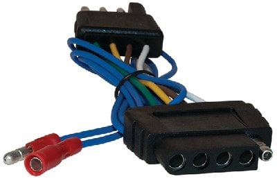 Sea Choice - 4 Flat to 5 Flat Trailer Wiring Adapter - 57721