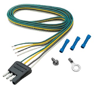 Sea Choice - 4Way Flat Trailer Harness 48"Trailer Side - 57901