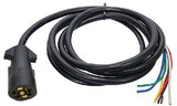 Sea Choice - 7Way Trailer Wiring 8' Cable With 7Way Molded Connector - 58111
