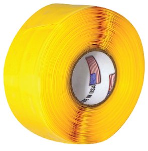 Sea Choice - Silicone SelfFusing Tape - 1 inch x 10 feet -  Yellow - 61491