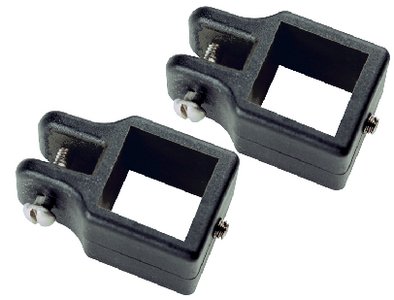 Sea Choice - Square Jaw Slides Fit 1" OD TubeBlack (2 Per Pack) - 76361