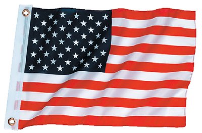 Sea Choice - 12" x 18" Nylon Print Dyed U.S. Flag (Restricted from sale into MN) - 78201