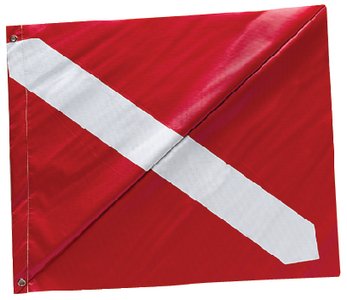 Sea Choice - 20" x 24" Vinyl Diver Down Flag - 78231