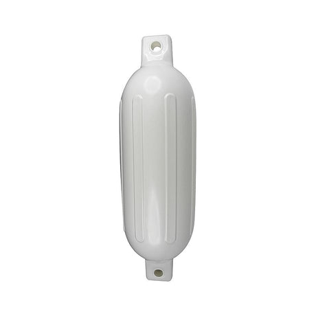 Seachoice - Twin Eye Ribbed Fender | White | 4.5" x 16" | 79001