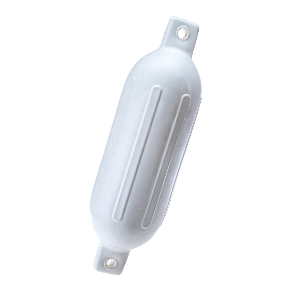 Seachoice - Twin Eye Ribbed Fender | White | 6.5" x 23" | 79021
