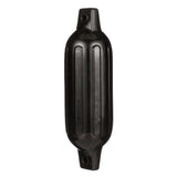 Seachoice - Twin Eye Ribbed Fender | Black | 4.5" x 16" | 79041