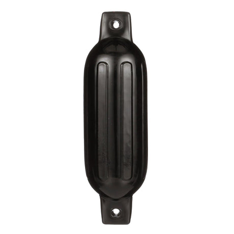 Seachoice - Twin Eye Ribbed Fender | Black | 4.5" x 16" | 79041