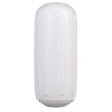 Seachoice - Center Hole Ribbed Fender | White | 6" x 15" | DE71151S