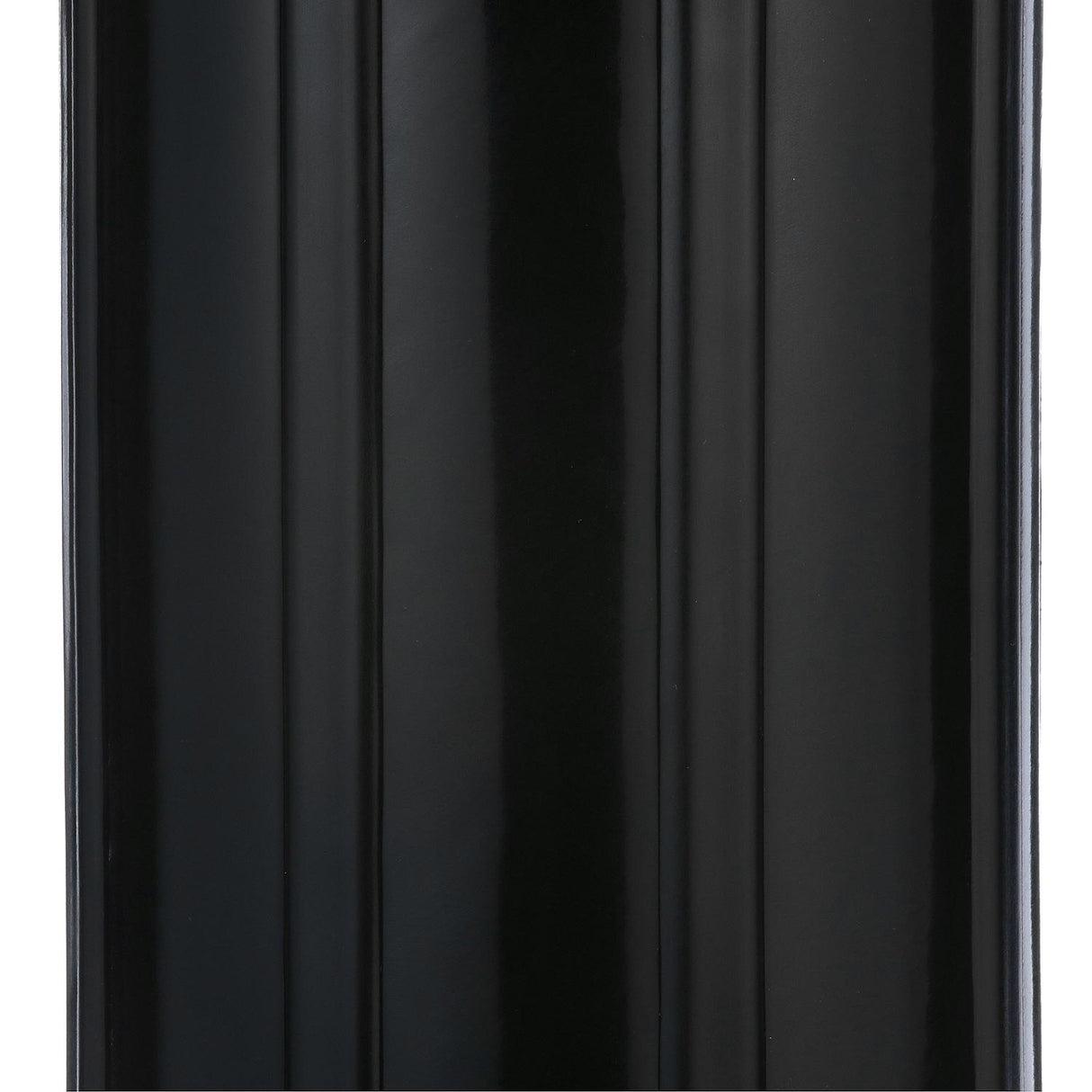 Seachoice - Defensa acanalada con orificio central - Negra - 6" x 15" - 79141