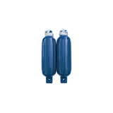 Seachoice - Twin Eye Ribbed Fender Kit | 2 Pack | Blue | 5.5" x 20" | 79253