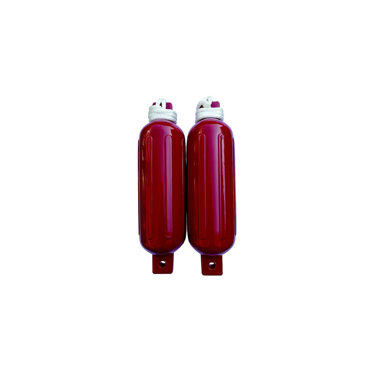 Seachoice - Kit de defensa de doble ojo (incluye 2 defensas y 2 cabos de defensa a juego de 5,5" x 20') - 79256 ROJO