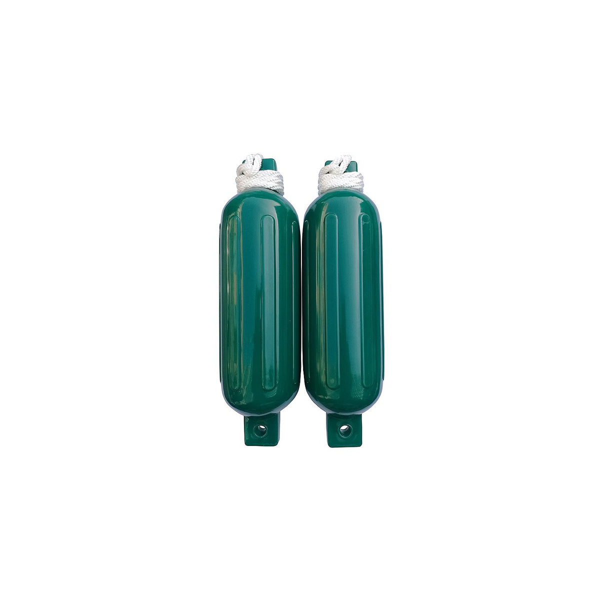 Seachoice - Twin Eye Ribbed Fender Kit | 2 Pack | Green | 5.5" x 20" | 79257