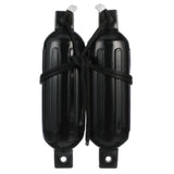 Seachoice - Twin Eye Ribbed Fender Kit | 2 Pack | Black | 5.5" x 20" | 79261