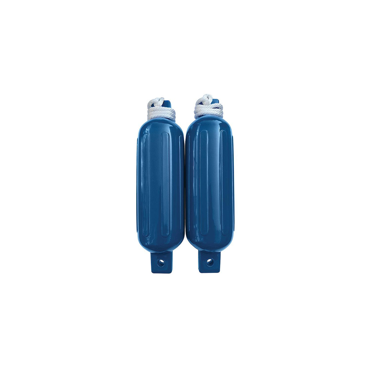 Seachoice - Twin Eye Ribbed Fender Kit | 2 Pack | Blue | 6.5" x 23" | 79273