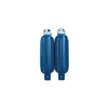 Seachoice - Twin Eye Ribbed Fender Kit | 2 Pack | Blue | 5.5" x 20" | 79253