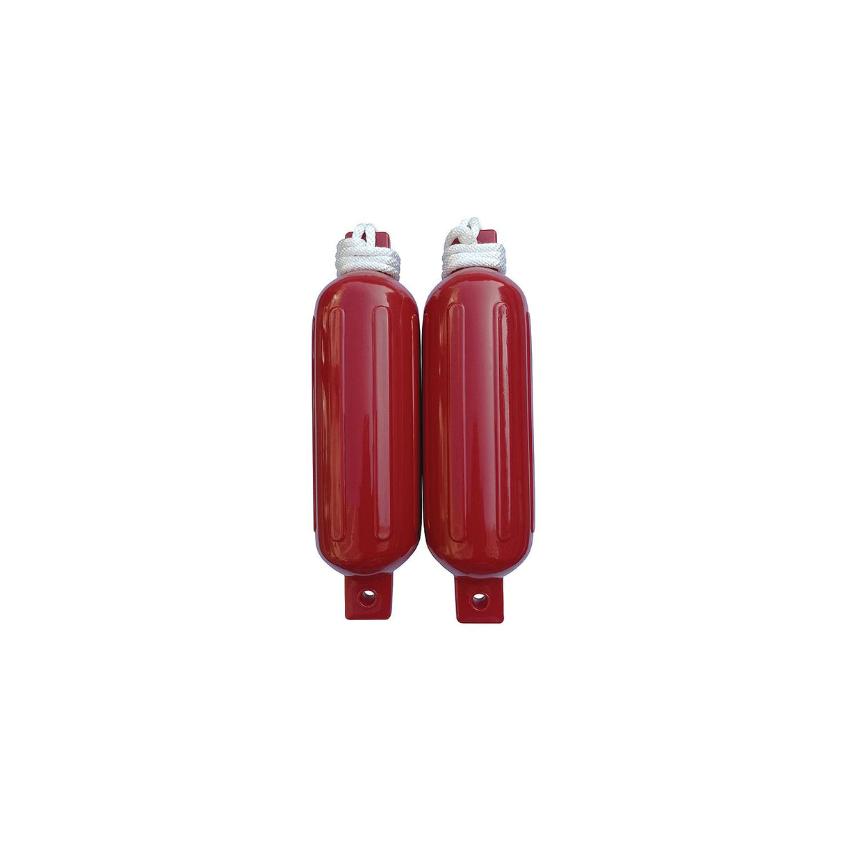 Seachoice - Kit de defensa de doble ojo (incluye 2 defensas y 2 cabos de defensa a juego de 5,5" x 20') - 79256 ROJO