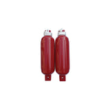 Seachoice - Kit de defensa de doble ojo (incluye 2 defensas y 2 cabos de defensa a juego de 5,5" x 20') - 79256 ROJO