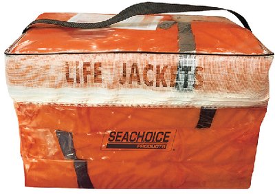Seachoice - Type II Life Vest 4-Pack with Bag - Adult - Orange - 85510