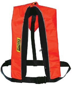 Seachoice - Type V Inflatable PFD - 33G Manual - Red/Black - 85830