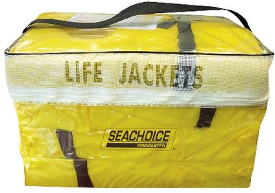 Seachoice - Type II Life Vest 4-Pack with Bag - Adult - Yellow - 86010