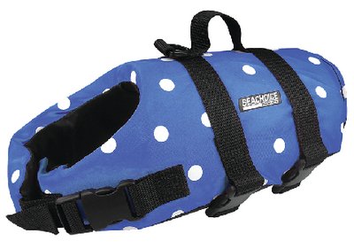 Seachoice - Dog Life Vest - Blue Polka Dot - XXS - 86260