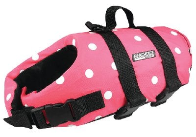 Seachoice - Dog Life Vest - Pink Polka Dot - XS - 86370