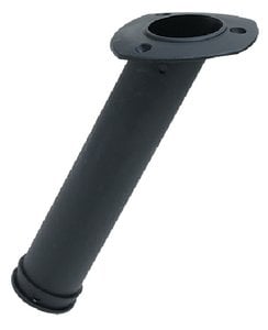 Sea Choice - 30 Degree Plastic Rod Holder With Etched Finish on Flange Black - 89271