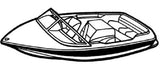 Carver Covers - To-Fit Cover For Tournament Ski Boats -  Centerline-19' 6" , Beam-86" - 74100P