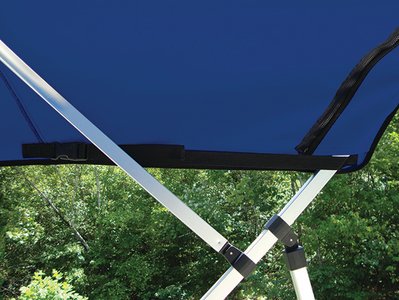 Carver Covers - REPL PONTOON TOP CNV-PACBLU 8', CANVAS REPLACEMENT FOR SQUARE TUBE FRAMES - Beam-96" - 102" - 8PONRCLA04