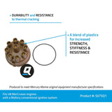 Mercury Mercruiser - Distributor Cap - Fits Ford & GM V-8 Engines with Mallory Ignition - 391-5075Q1