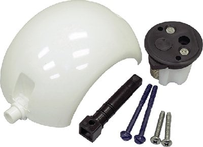 Sealand - Ball/Cartridge/Shaft Kit - For SeaLand, Traveler, Vacu-Flush Gravity-Discharge Toilet - With All-Plastic Pedal (White) - 385310681