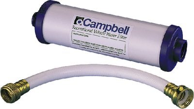 Campbell - REC. VEH. FILTER W/12 HOSE,IN-LINE DISPOSABLE RV FILTER - RVDH34