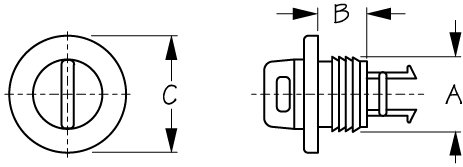 Sea-Dog Line - Drain Plug - Injection Molded Nylon - 5200301