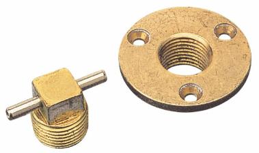 SEA-DOG LINE - Garboard DRAIN PLUG - BRASS - 1/2" Thread - 520043-1